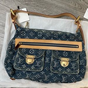 LOUIS VUITTON Baggy PM Denim